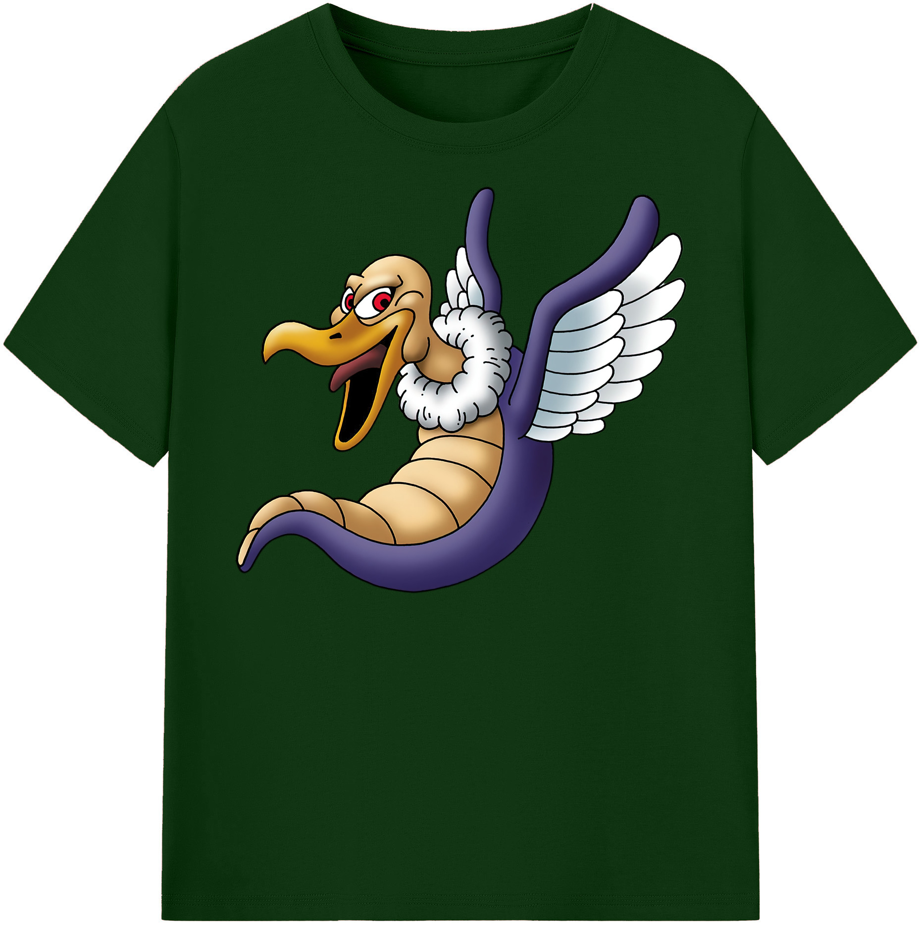 （画像用） ドラゴンクエスト Doragon Kuesuto Dragon Quest 綿100％半袖Tシャツ（フロントプリント）